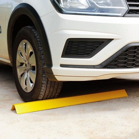 Limitador de Vagas Estacionamento 80 Cm Aço - 2 Peças