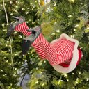 Ver imagem 3 de Pernas de Mamae Noel Natal para Arvore Natalina com Movimento Chute Festa Fim de Ano Decoraçao Confr