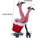 Ver imagem 7 de Pernas de Mamae Noel Natal para Arvore Natalina com Movimento Chute Festa Fim de Ano Decoraçao Confr