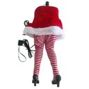 Ver imagem 6 de Pernas de Mamae Noel Natal para Arvore Natalina com Movimento Chute Festa Fim de Ano Decoraçao Confr