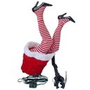 Ver mais imagens de Pernas de Mamae Noel Natal para Arvore Natalina com Movimento Chute Festa Fim de Ano Decoraçao Confr