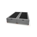 Ver imagem 4 de Base Baú Queen Suede 158x197x35cm Smart Cinza