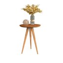 Ver imagem 1 de Mesa de Apoio Classic com Pés Palito para Sala ou Escritório - Freijó