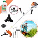 Ver imagem 2 de Roçadeira Profissional a Gasolina Vulcan Trent Vr430p 2t 43cc 1,7hp Ergonomica + Oleo Stihl 2t