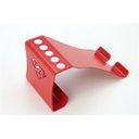 Ver imagem 4 de Suporte Porta Celular/Caneta de Mesa - Alumínio - Vermelho