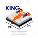 Ver imagem 7 de Conjunto Box Baú Preto Luanda Branco Espuma D28 King 193x203x69 - King House