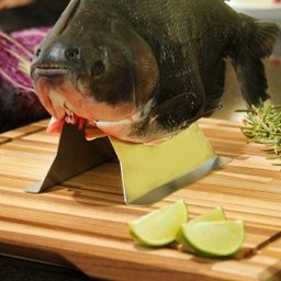 Suporte para Assar Peixe - Aço Inox Escovado - 3