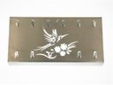 Ver imagem 1 de Suporte Porta Chaves de Parede Inox Escovado - Beija Flor