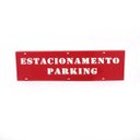 Ver imagem 2 de Placa de Estacionamento - Central - Aço - Vermelho