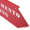 Ver imagem 4 de Placa de Estacionamento Parking - Sentido Direito - Aço - Vermelho