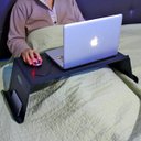 Ver imagem 1 de Suporte/Porta-Notebook/PC de Cama/Sofá-Plus- Alumínio Preto