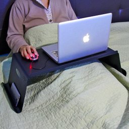 Suporte/Porta-Notebook/PC de Cama/Sofá-Plus- Alumínio Preto - 1