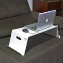 Ver imagem 1 de Suporte/Porta-Notebook/PC de Cama/Sofá-Plus- Alumínio Branco