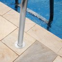 Ver imagem 2 de Par de Flange Redonda em Inox para Escada ou Rede de Piscina