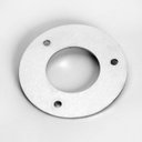 Ver imagem 3 de Par de Flange Redonda em Inox para Escada ou Rede de Piscina