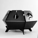 Ver imagem 4 de Lareira Externa Pira -Toucheiro Dragon Fire para Jardim -Aço