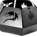 Ver imagem 6 de Lareira Externa Pira -Toucheiro Dragon Fire para Jardim -Aço