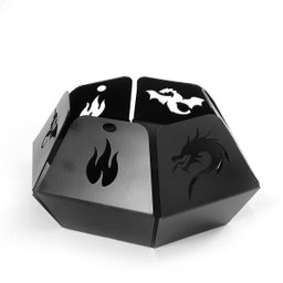Lareira Externa Pira -Toucheiro Dragon Fire para Jardim -Aço - 5