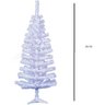 Árvore de Natal Média 90cm 85 Galhos de Plástico Branca - 2