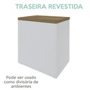 Ver mais imagens de Balcao Multiuso Tampo Tamburato 70cm Olmo Branco Tok Arty