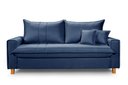 Ver imagem 1 de Sofa Living com Bau Multiuso 3 Lugares Linho Pes em Madeira: Azul