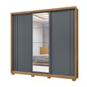 Ver imagem 7 de Guarda Roupa Casal 3 Portas Deslizantes com Espelho 3 Gavetas San Marino