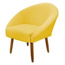 Ver imagem 3 de Poltrona Decorativa para Sala Recepção Manicure Consultório Stella Suede