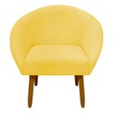 Ver imagem 5 de Poltrona Decorativa para Sala Recepção Manicure Consultório Stella Suede