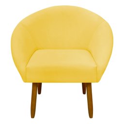Poltrona Decorativa para Sala Recepção Manicure Consultório Stella Suede - 4