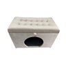 Puff Pet Casa de Cachorro e Gato 68 Cm - Bege Claro - 1