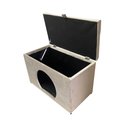 Ver imagem 2 de Puff Pet Casa de Cachorro e Gato 68 Cm - Bege Claro