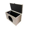Puff Pet Casa de Cachorro e Gato 68 Cm - Bege Claro - 2