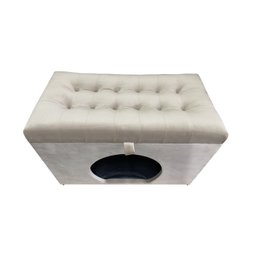 Puff Pet Casa de Cachorro e Gato 68 Cm - Bege Claro - 6