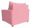 Ver imagem 6 de Poltrona-Cama Monica Retratil Macia Quarto Visita Sala Suede:Rosa/Suede