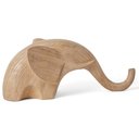 Ver imagem 2 de Escultura Elefante em Poliresina Marrom 30cm Mart