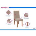 Ver imagem 5 de Mesa Sala Jantar Luma + 6 Cadeiras Nara Freijo DJ Móveis
