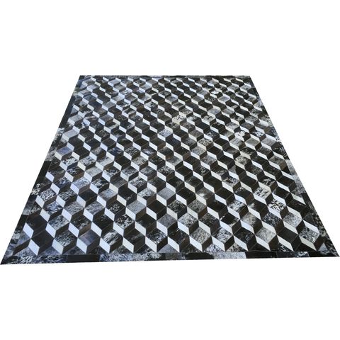 Tapete de Couro 3D Marrom Café Malhado 2,00x2,50 com Bordas