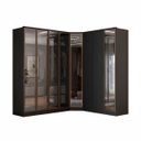 Ver imagem 2 de Roupeiro Modulado Ravi em Mdf 8 Portas Reflecta 243,5cm Grafitto 1110