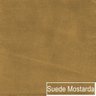 Poltrona Decorativa Sala de Estar Recepção Mavie Base de Ferro Preto Suede Mostarda - Amarena Móveis - 8