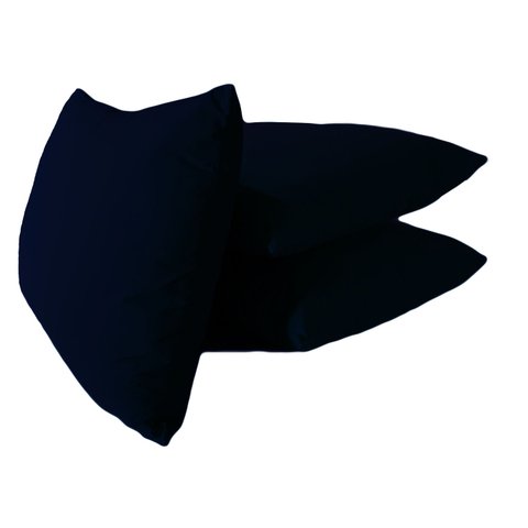 Almofada Extra Grande Para Sala Sofá 80 X 60 Cm - 4 Unidades - Preto