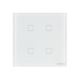 Interruptor Wi-fi App Smart Touch 4 Tecla EWS 1004 Intelbras - 1