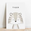 Ver imagem 1 de Placa Decorativa Escandinavo Tiger - 40x60cm