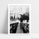 Ver imagem 1 de Quadro Decorativo Monumento Bariloche - Branco - 30x40cm