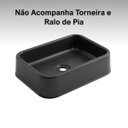 Ver imagem 5 de Cuba Banheiro Apoio Canto Arredondado Plástico 44x28x10,5cm Preto