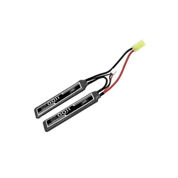 BATERIA LIPO 7.4V2S-(2PACK)1100MAH ASG - 2