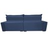 Sofá Retrátil e Reclinável 2,35m Molas Ensacadas Cama inBox Elegance com ThermoGel Velusoft Azul - 6