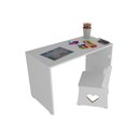Ver imagem 1 de Kit Infantil Escrivaninha Mesa de Estudos com Cadeira Coração 100% Mdf Woodcore
