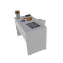Ver imagem 6 de Kit Infantil Escrivaninha Mesa de Estudos com Cadeira Coração 100% Mdf Woodcore