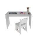 Ver imagem 4 de Kit Infantil Escrivaninha Mesa de Estudos com Cadeira Coração 100% Mdf Woodcore