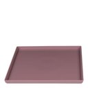 Ver imagem 1 de Prato Square Quadrado 27x27 Rosé em Polipropileno Linha Tendência Vem
